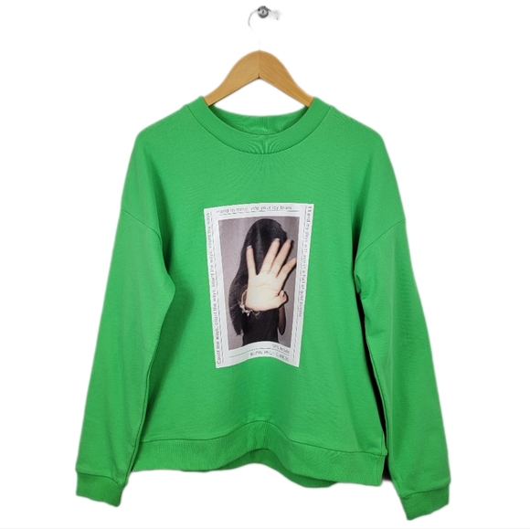 🆕️ZGY ZEE Oversized Crewneck Graphic Sweatshirt - Picture 2 of 8